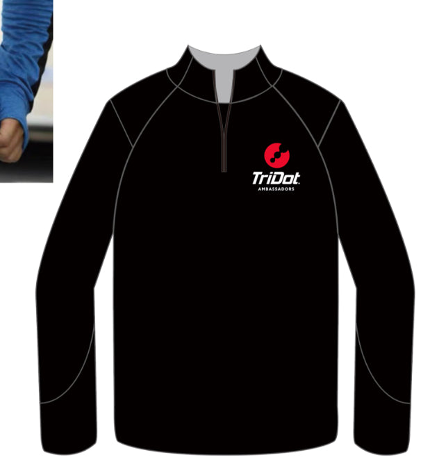 TriDot Quarter Zipper Tech Long Sleeve Jersey UNISEX