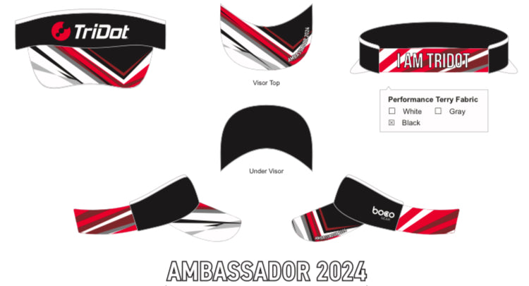 TriDot 2024 Run Visor