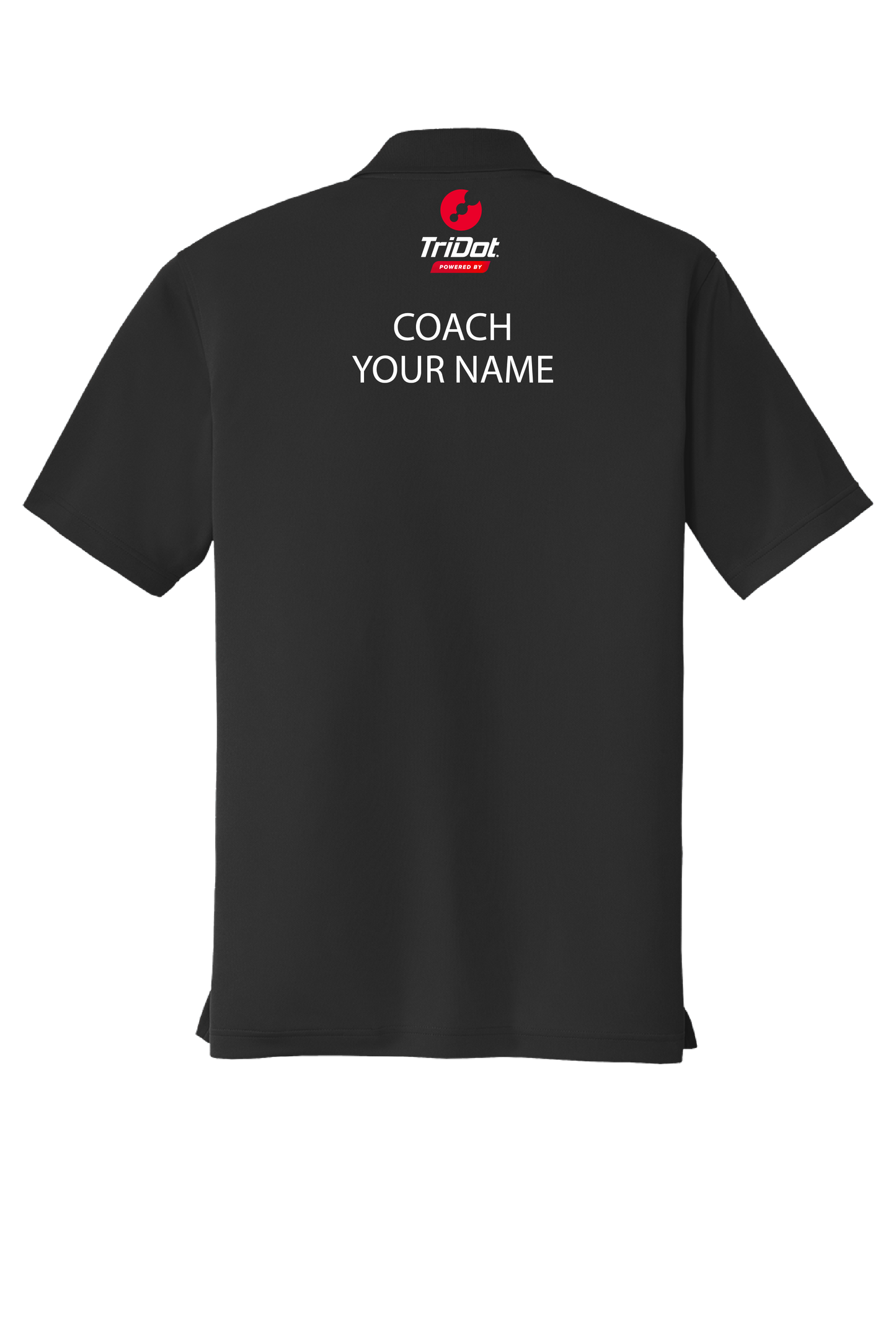 Men’s IronmanU Personalized Coach Polo – Black