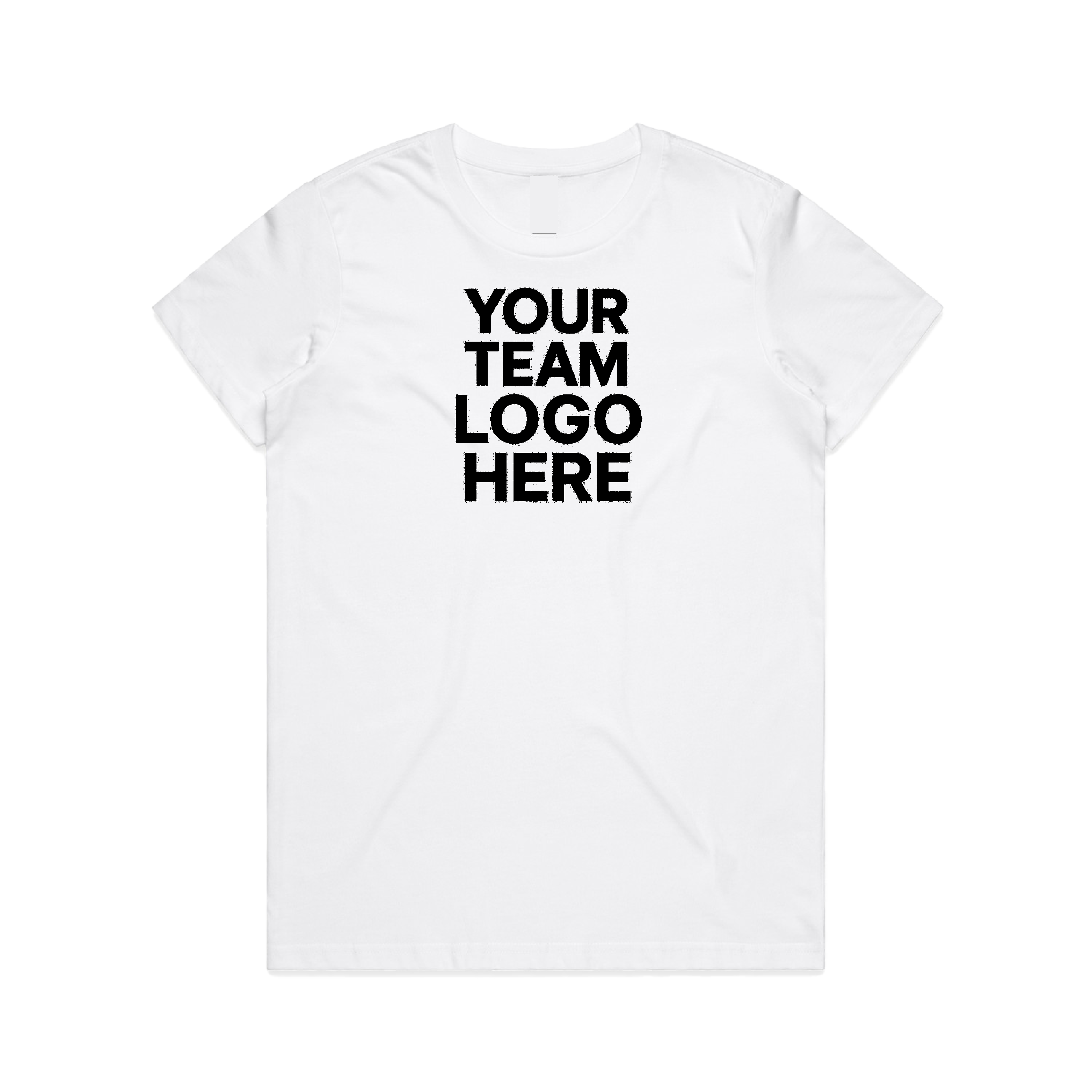 womens-custom-team-tee-front-logo-powered-by-tridot-white