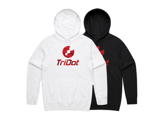 TriDot Prism Logo Hoodie - Crimson Prism (2025 Edition) 🔥