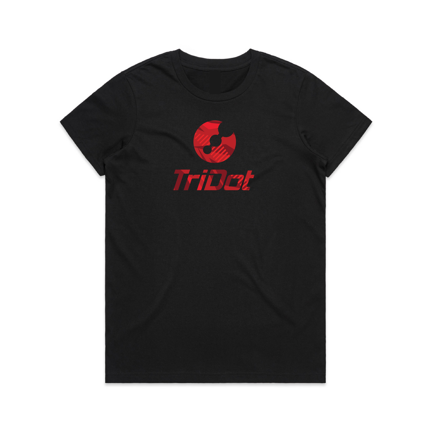 TriDot Prism Logo Women's Tee - Crimson Prism (2025 Edition) 🔥
