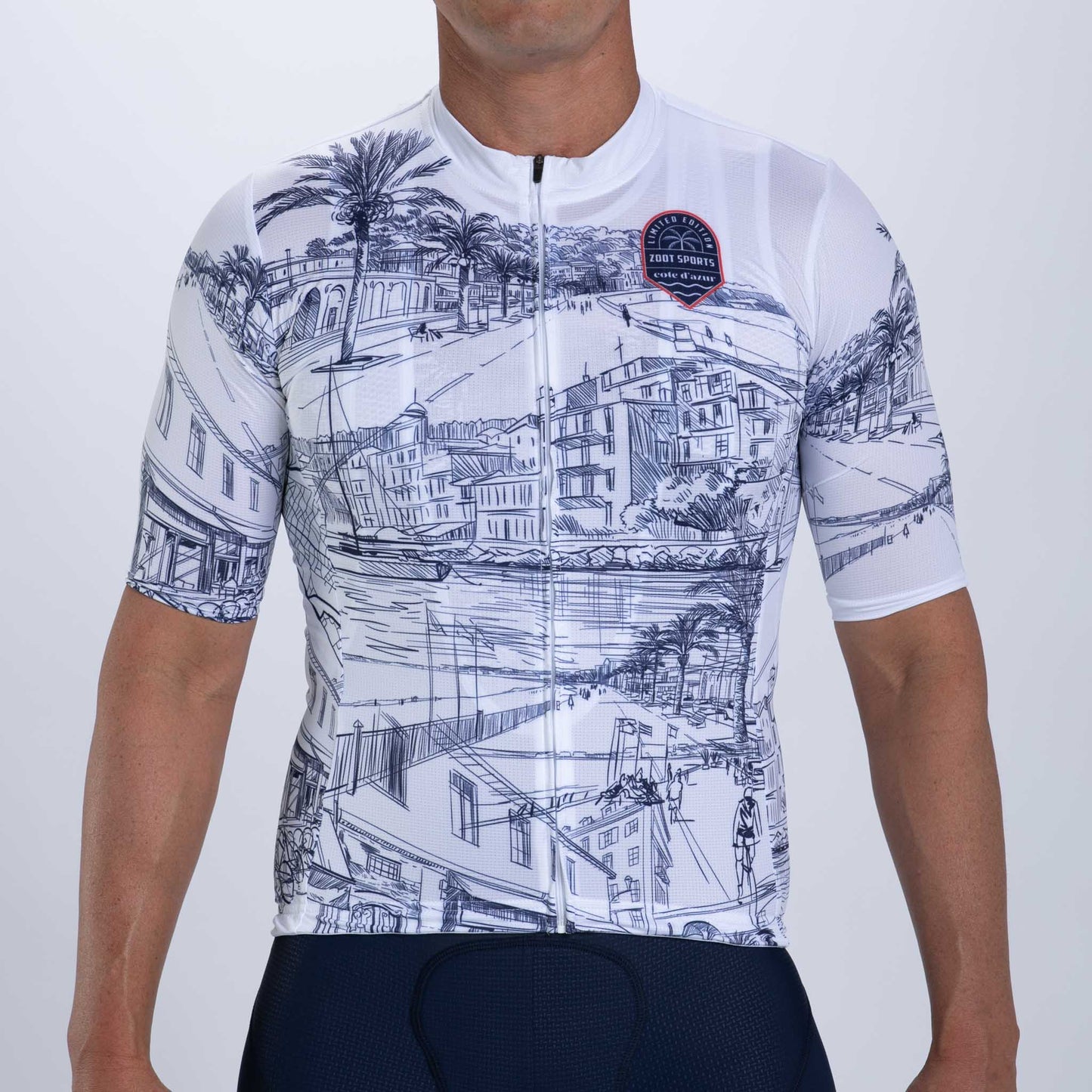 TriDot Men's LTD Cycle Aero Jersey (with sleeves)