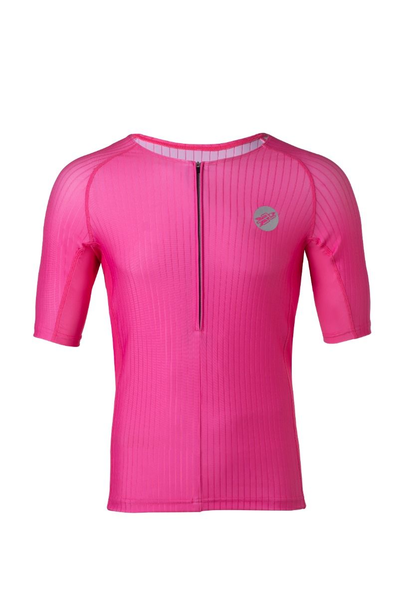TriDot Men's RJ Race Top (mid-sleeve) - RED