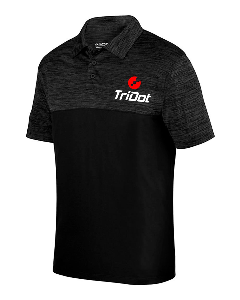 TRIDOT Tonal Heather Polo - Augusta Sportswear