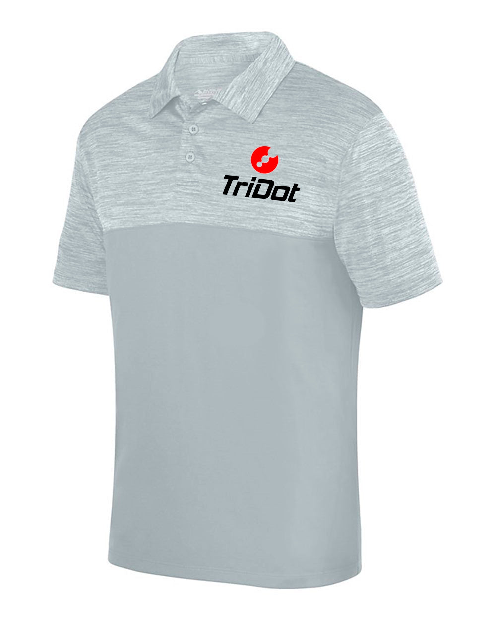TRIDOT Tonal Heather Polo - Augusta Sportswear