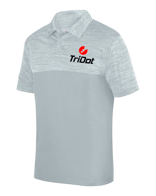 TRIDOT Tonal Heather Polo - Augusta Sportswear