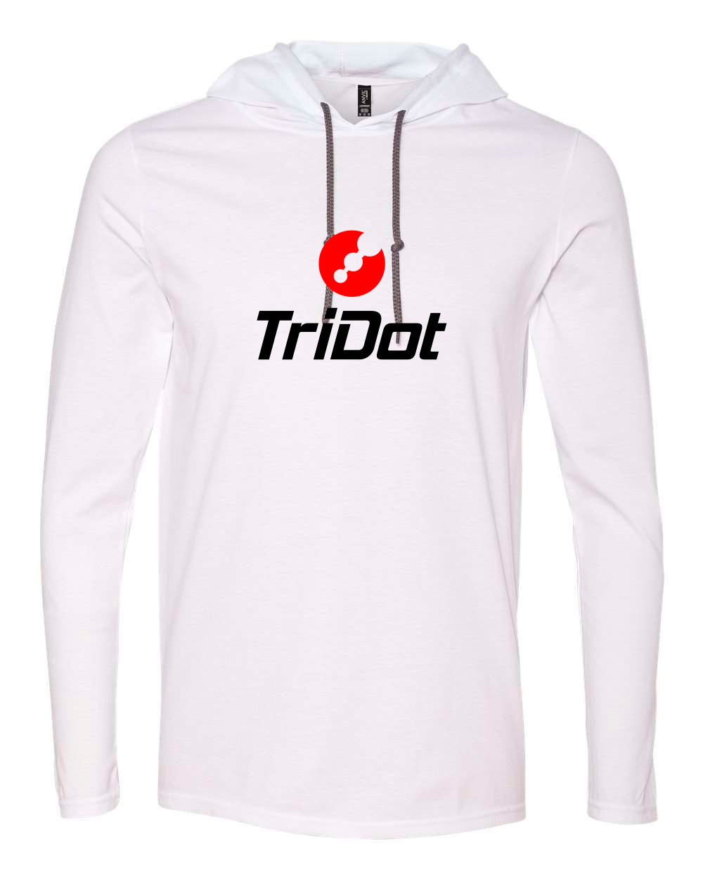 TRIDOT Softstyle Lightweight Hooded Long Sleeve T-Shirt