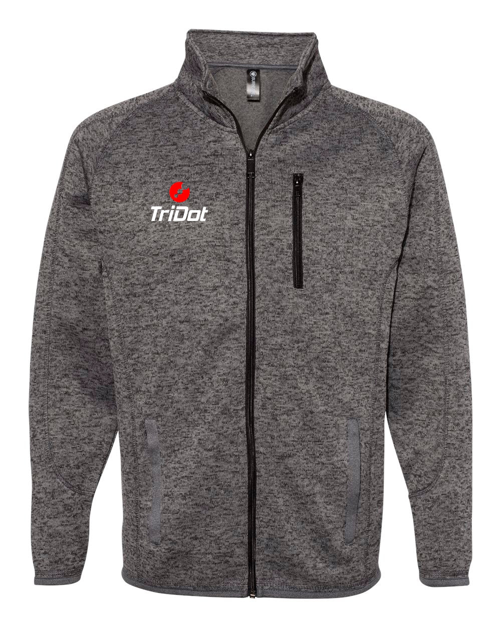 TRIDOT SWEATER KNIT ZIP UP JACKET (unisex)