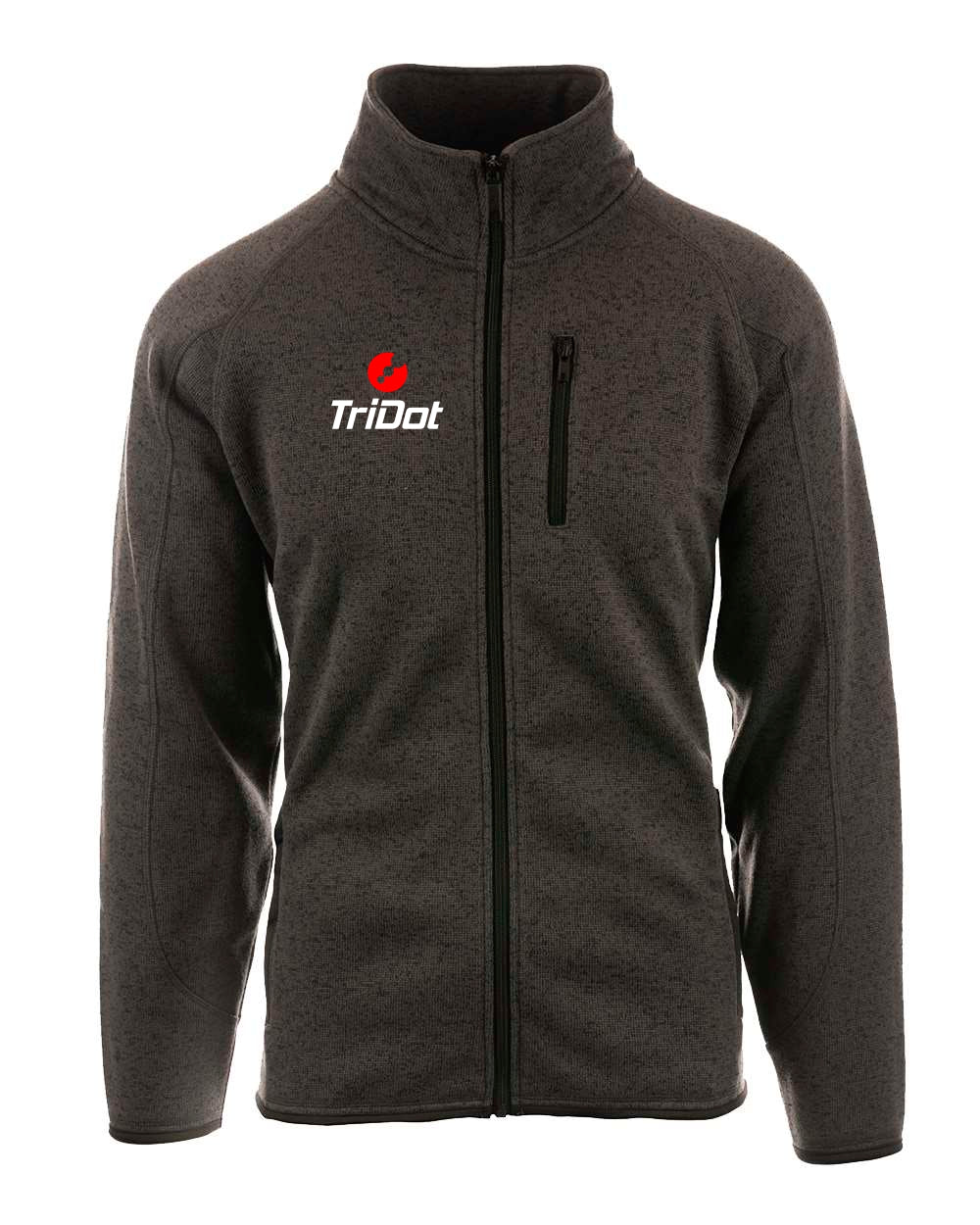 TRIDOT SWEATER KNIT ZIP UP JACKET (unisex)