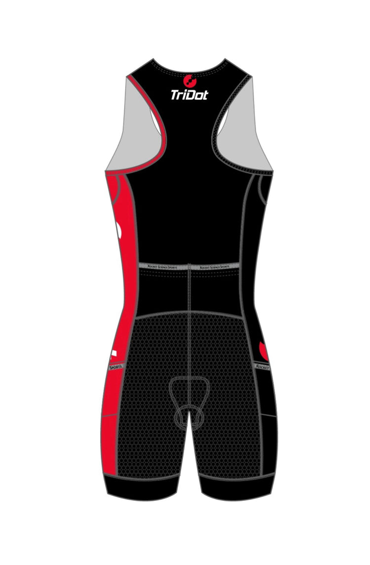 TriDot Men's One Piece RJ Tri Suit (8" Inseam)