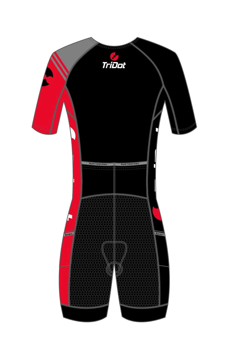 TriDot Men's One Piece Mid Sleeve RJ or Elite Tri Suit