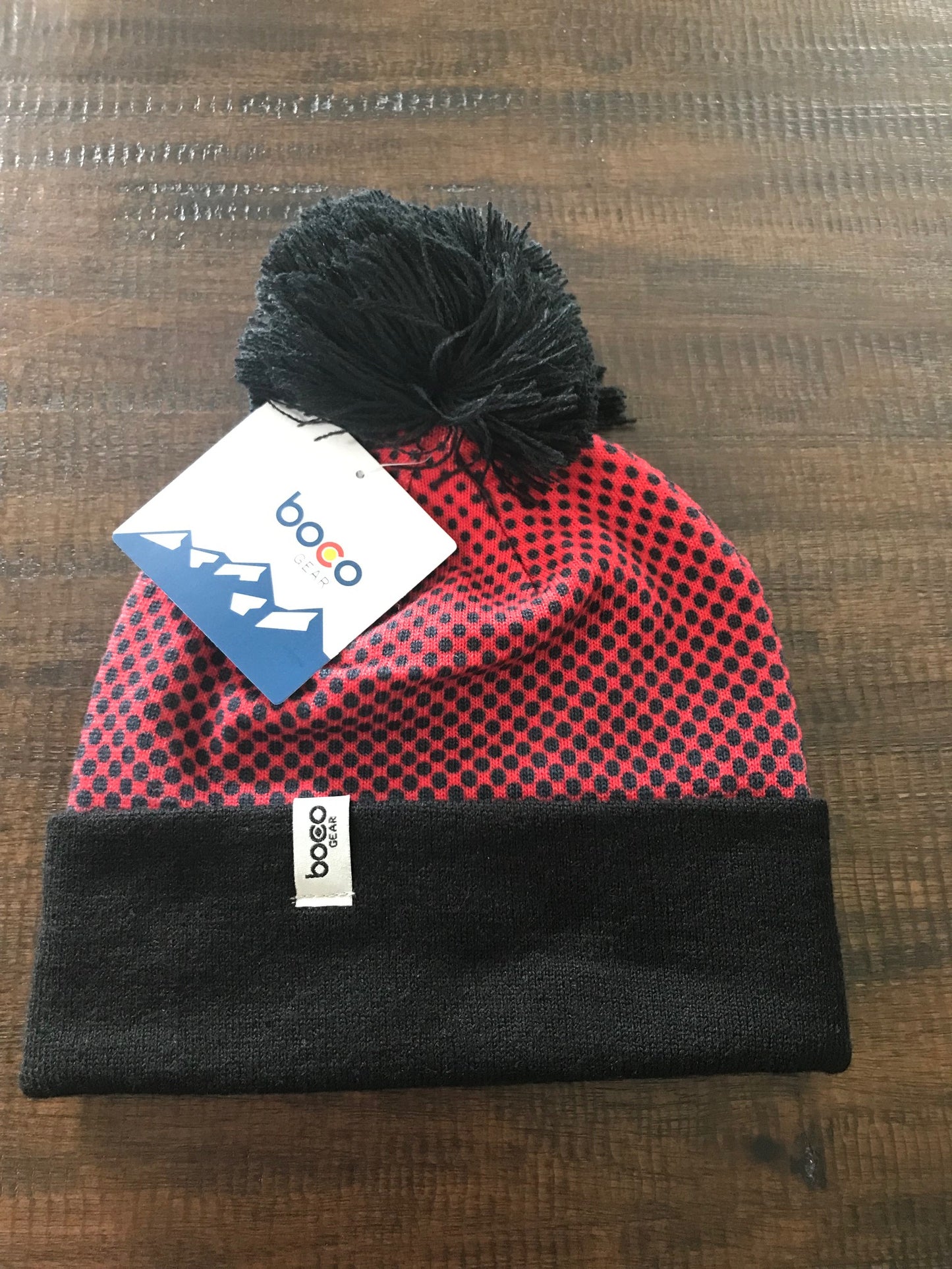 TriDot Boco Digitally Printed PomPom Beanie