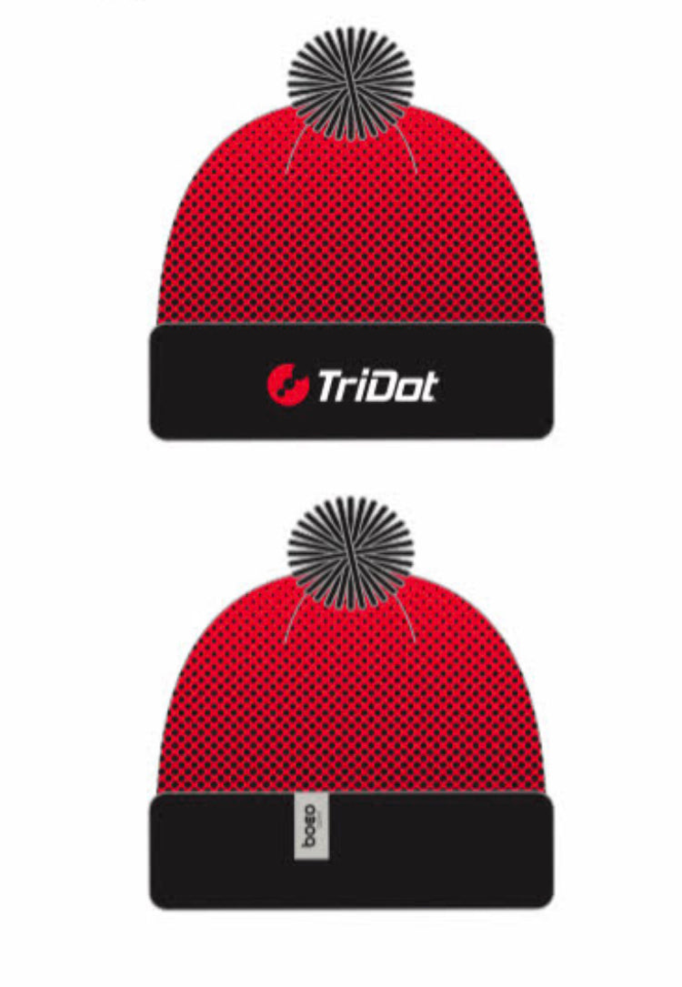 TriDot Boco Digitally Printed PomPom Beanie