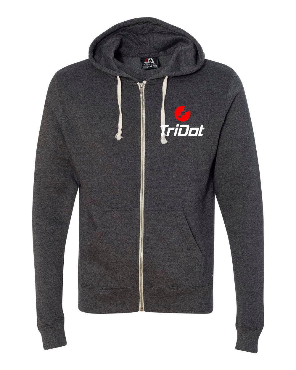 TriDot Full-Zip Hooded Sweatshirt UNISEX - J. America
