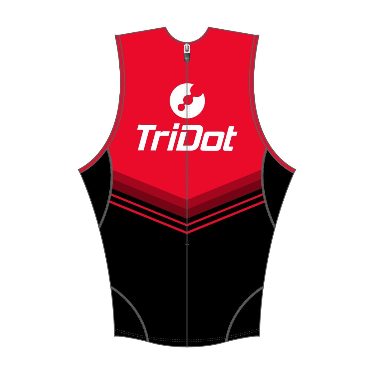 TriDot Men's Rocket ELITE Tri Top (sleeveless) - RED