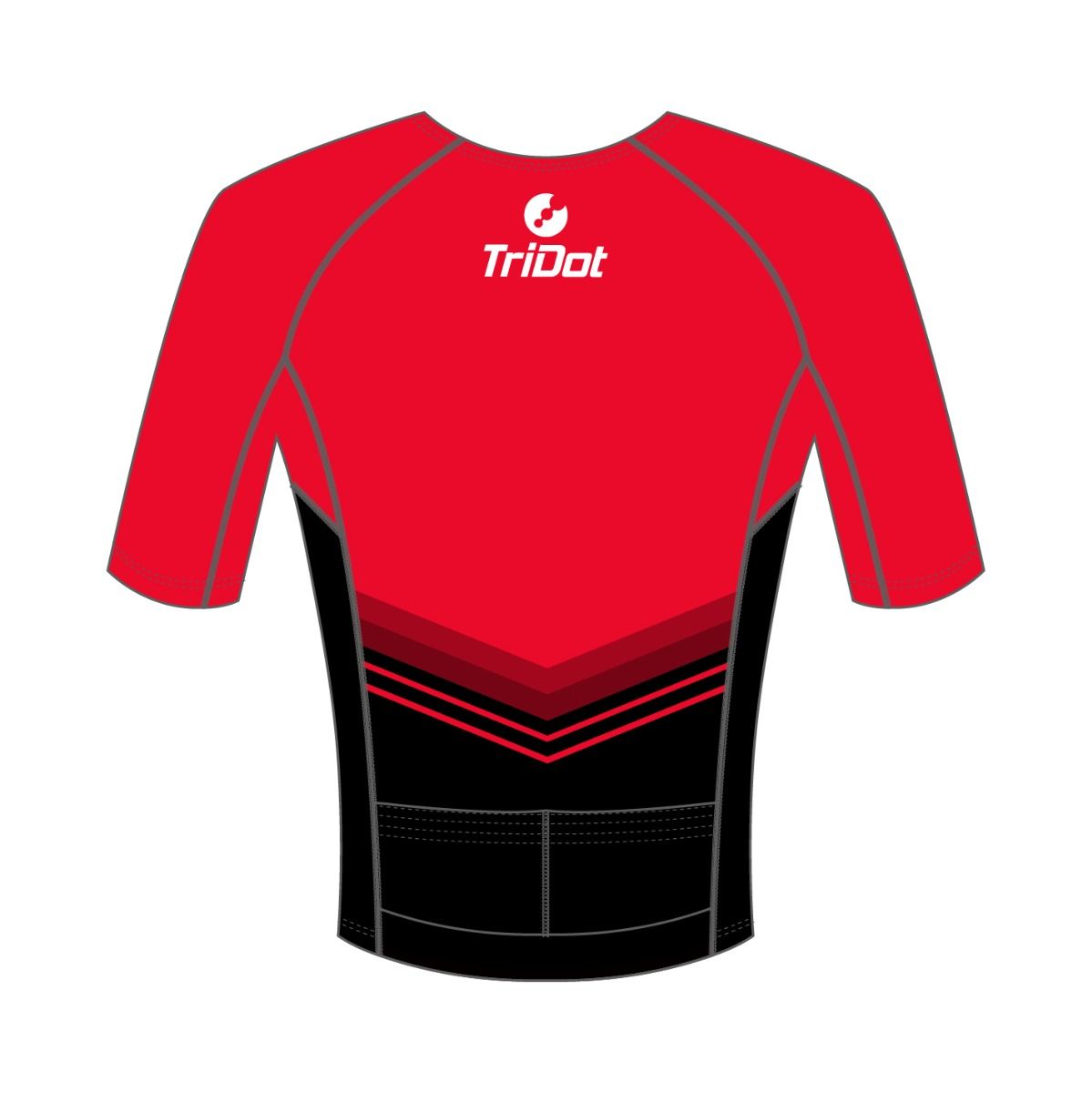 TriDot Women's ELITE Race Top (mid-sleeve) - RED