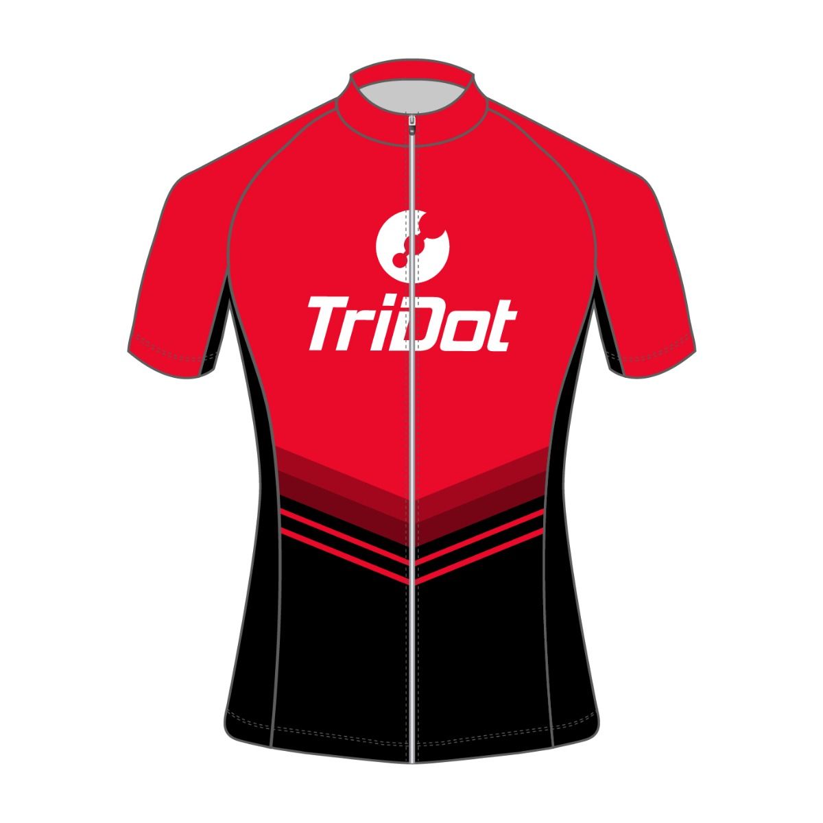 TriDot Women's RJ Cycle Jersey - RED