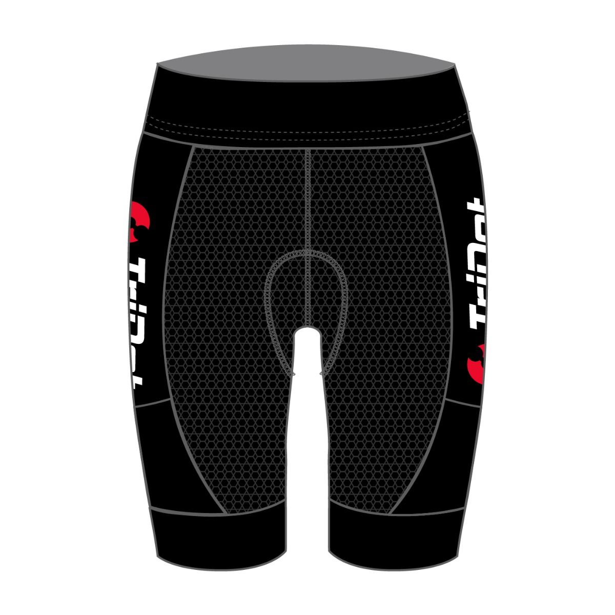 TriDot Women's ELITE Cycling Shorts (8" inseam) - RED