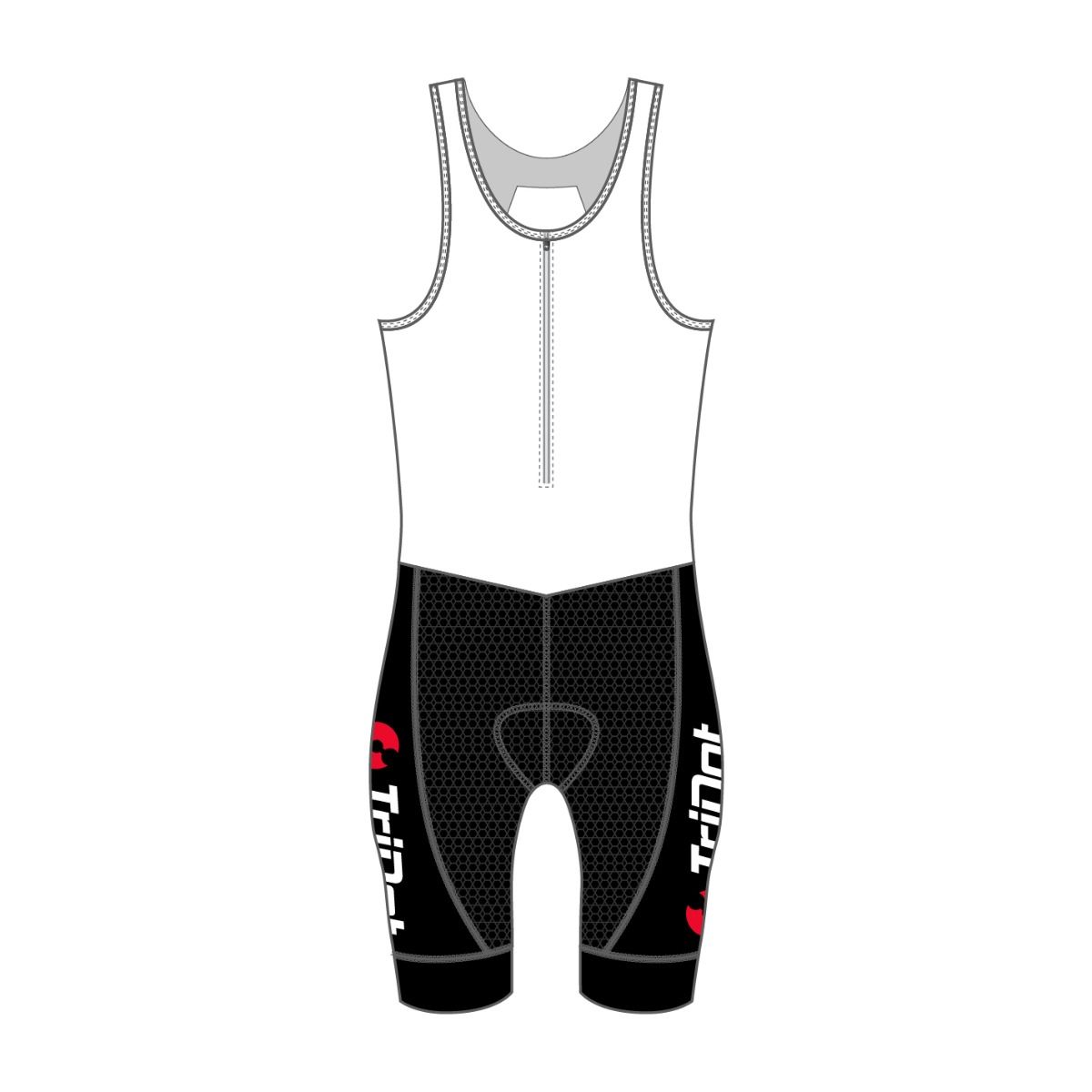 TriDot Women's Rocket RJ Cycling Bibs (8" inseam) - RED