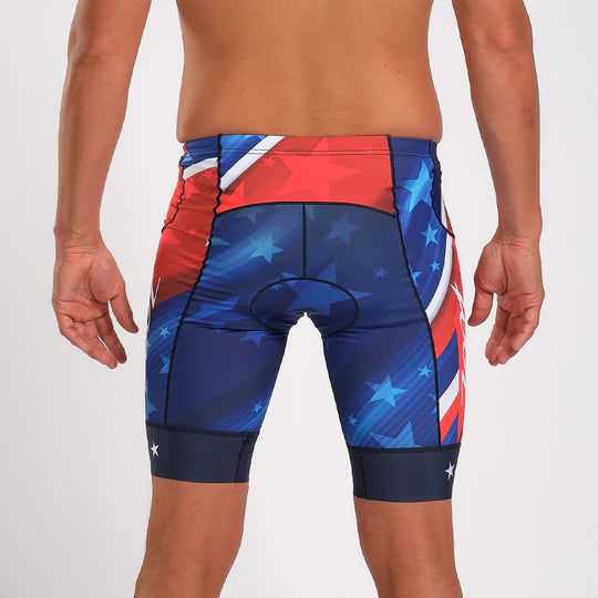 TriDot Men's LTD Tri 9" Shorts Crimson Prism '25