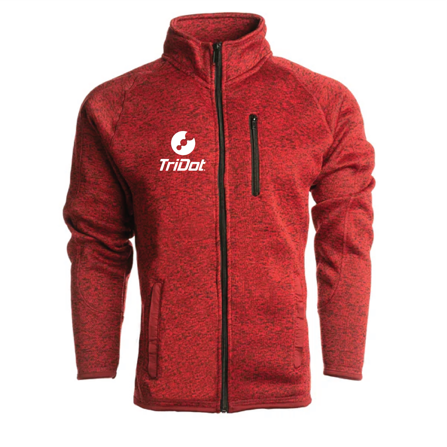 TRIDOT SWEATER KNIT ZIP UP JACKET (unisex)