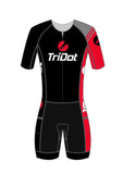TriDot Women's 1PC Mid Sleeve RJ or Elite Tri Suit (5" Inseam)