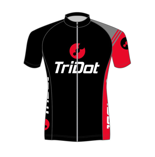 TriDot Men's Short Sleeve RJ or Elite Cycling Jersey