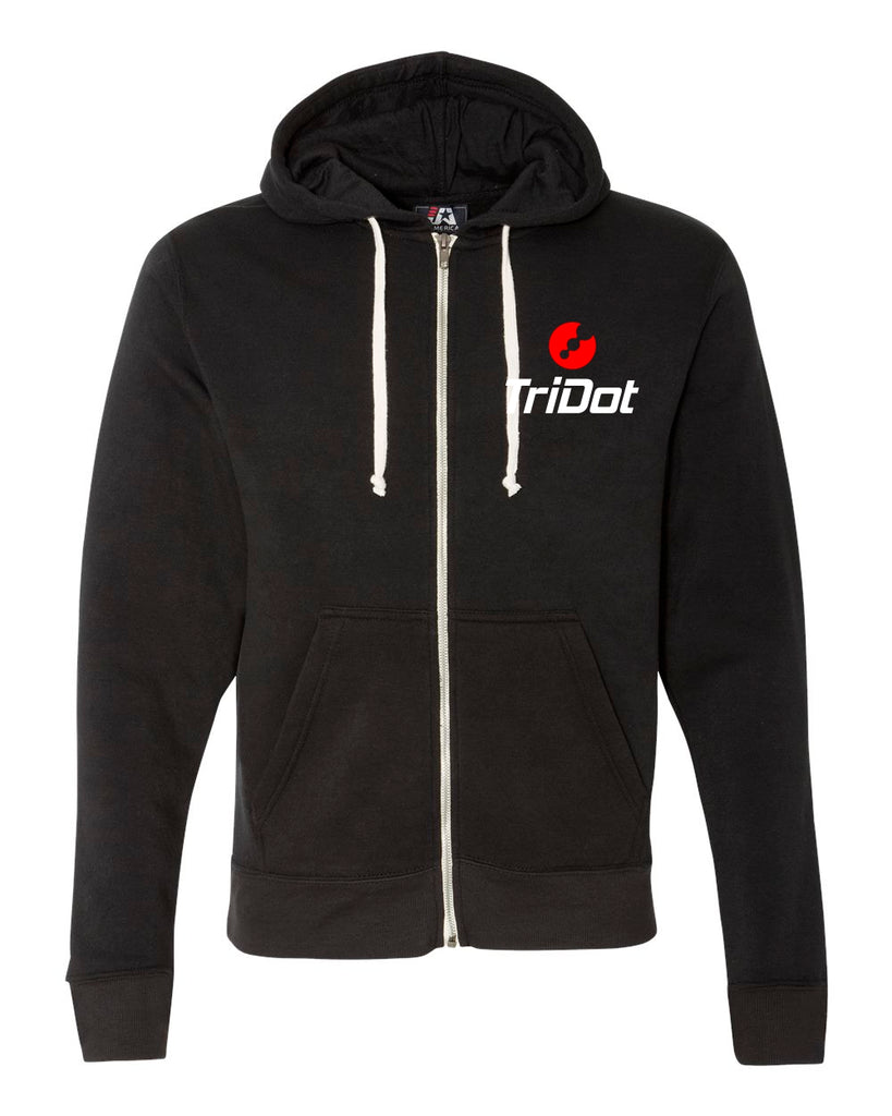 TriDot Full-Zip Hooded Sweatshirt UNISEX - J. America