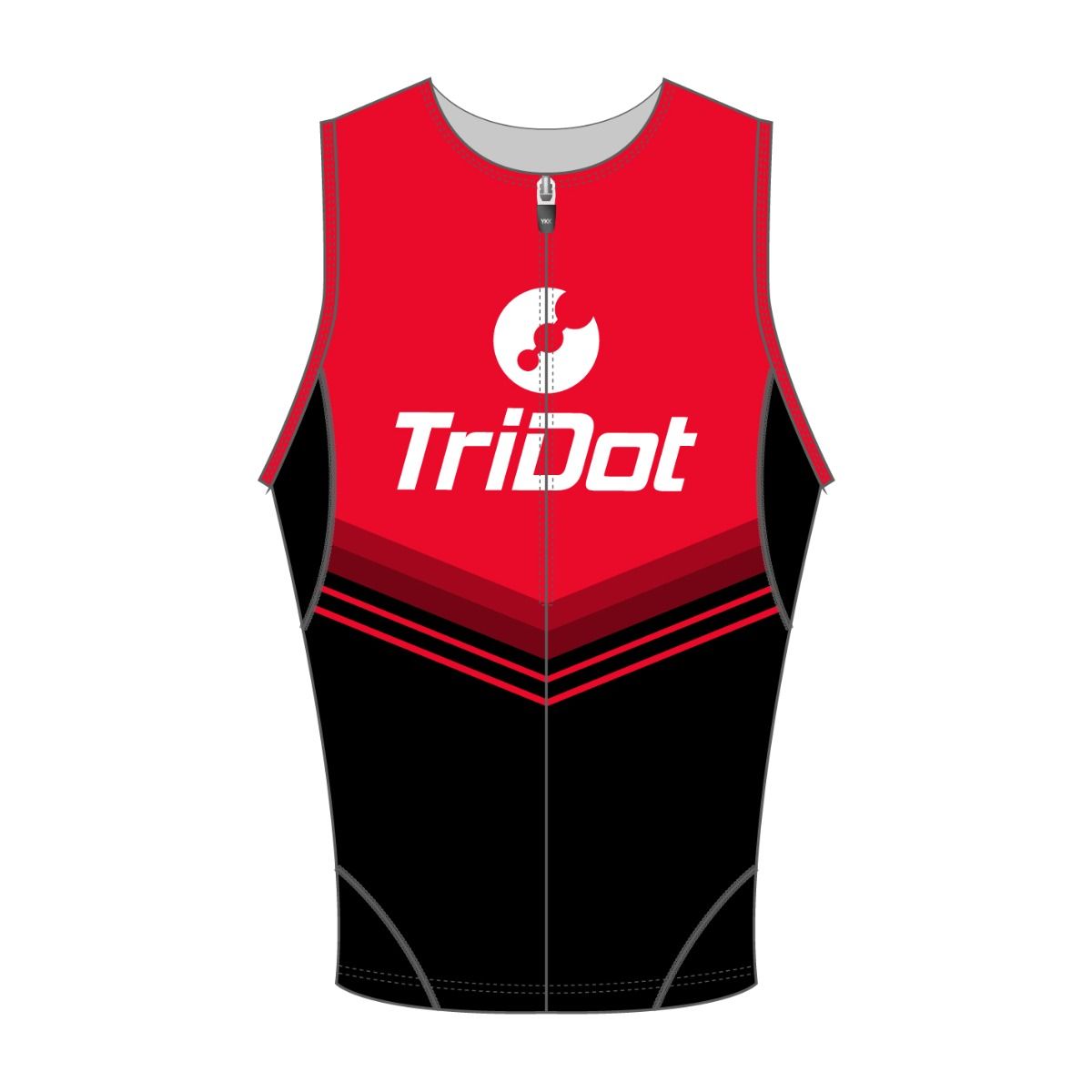 TriDot Women's Rocket ELITE Tri Top (sleeveless) - RED