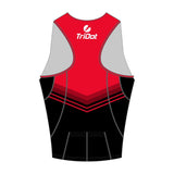 TriDot Women's Rocket ELITE Tri Top (sleeveless) - RED