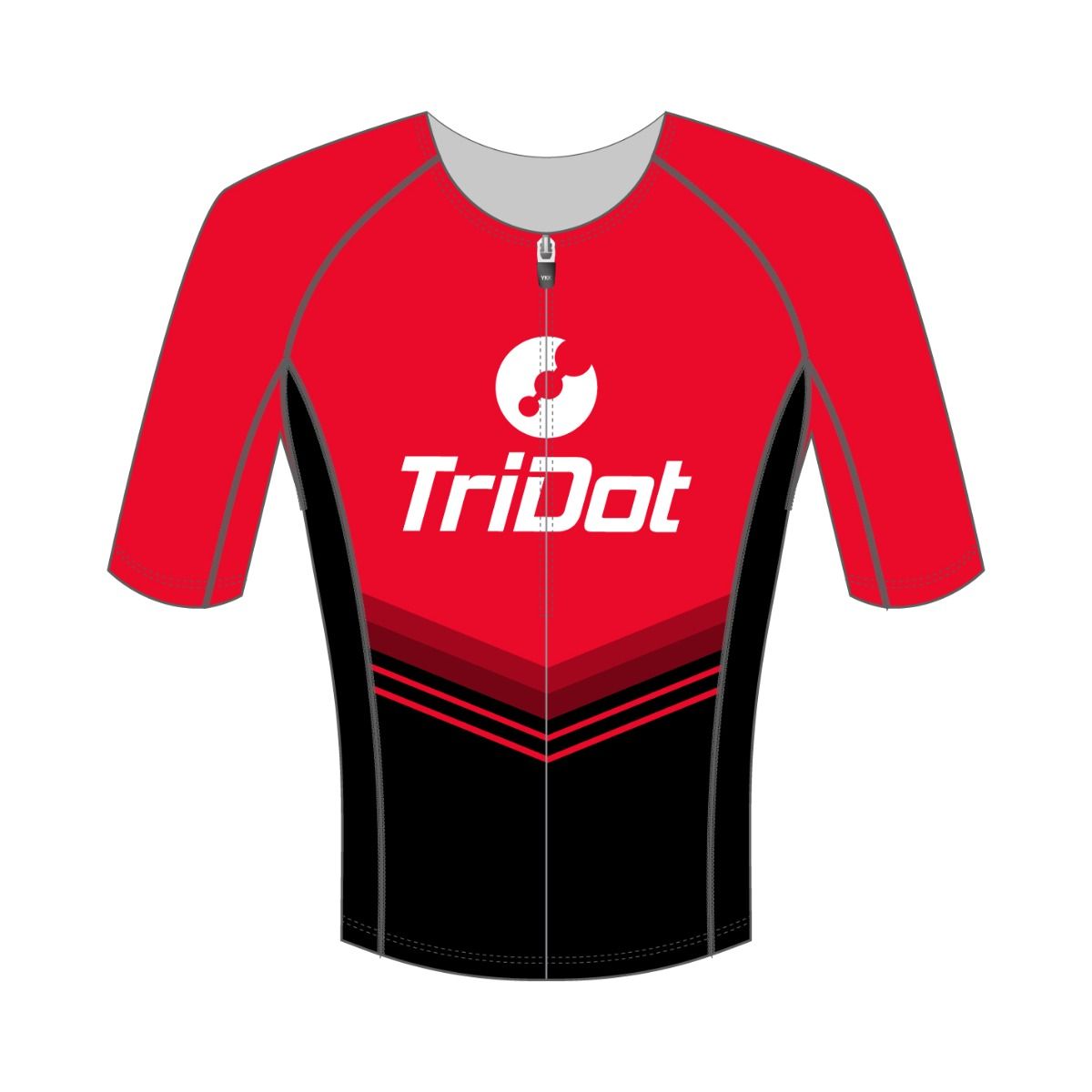 TriDot Women's RJ Race Top (mid-sleeve) - RED