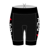 TriDot Men's Rocket RJ Tri Shorts (8" inseam) - RED