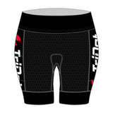 TriDot Women's Rocket RJ Tri Shorts (5" inseam) - RED