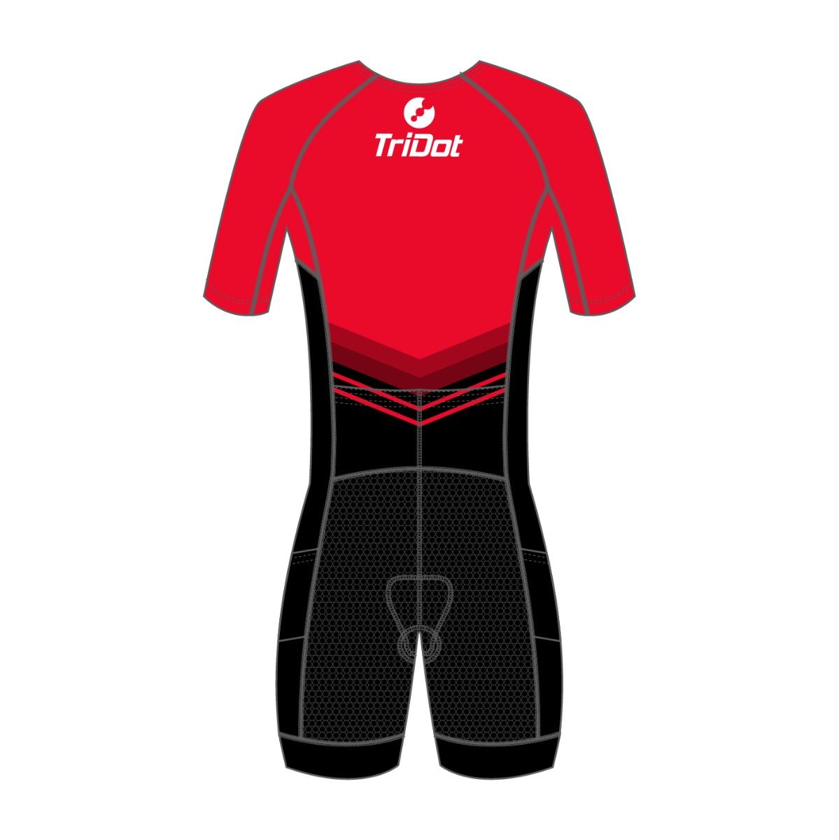 TriDot Women's 1PC Mid Sleeve RJ Tri Suit - RED