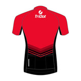 TriDot Men's ELITE Cycle Jersey - RED