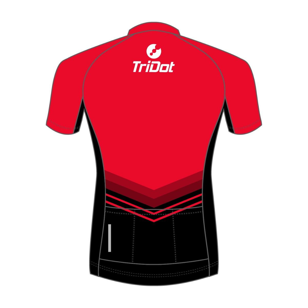 TriDot Men's RJ Cycle Jersey - RED