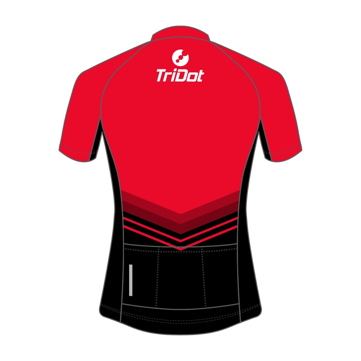 TriDot Women's RJ Cycle Jersey - RED