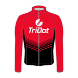 TriDot Men's Rocket Wind Proof Cycling Jacket - RED