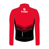 TriDot Men's Rocket Wind Proof Cycling Jacket - RED