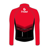 TriDot Women's Rocket Wind Proof Cycling Jacket - RED