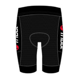 TriDot Women's ELITE Cycling Shorts (8" inseam) - RED